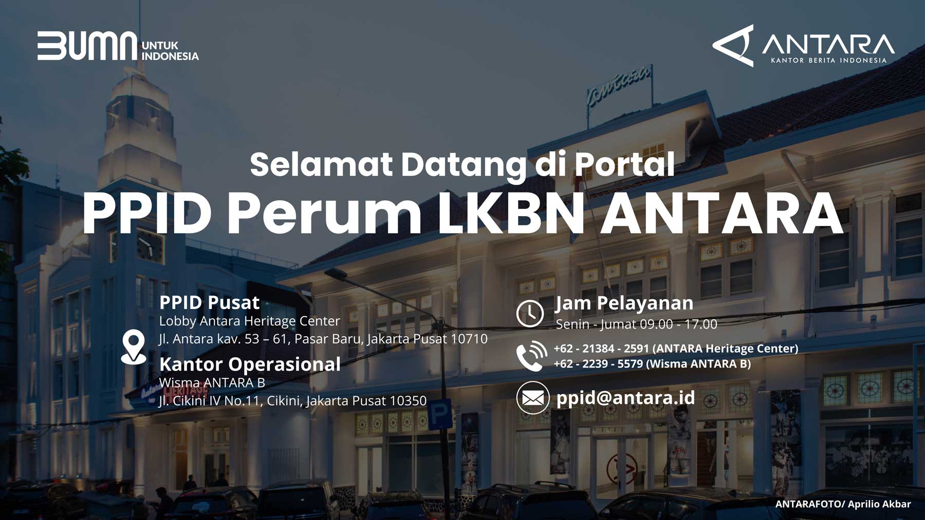 Selamat datang di PPID Perum LKBN Antara