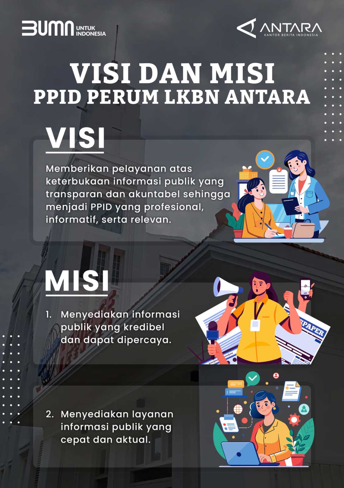 Visi dan Misi PPID Perum LKBN Antara